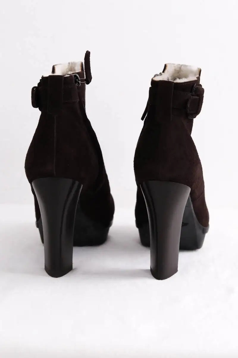 Boots Tod's Marron en Daim