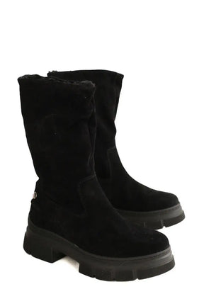 Boots Tommy Hilfiger Noir en Daim