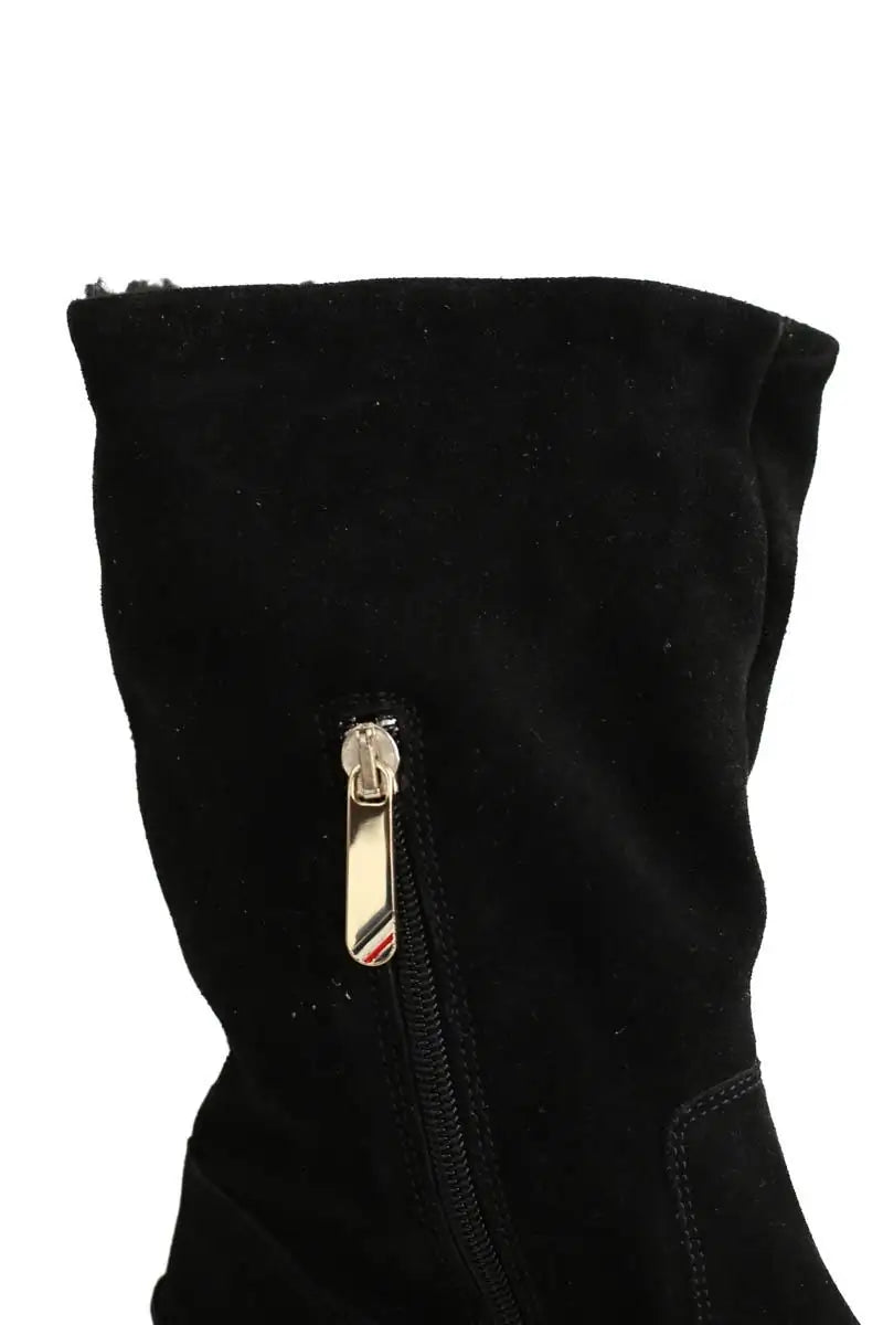 Boots Tommy Hilfiger Noir en Daim