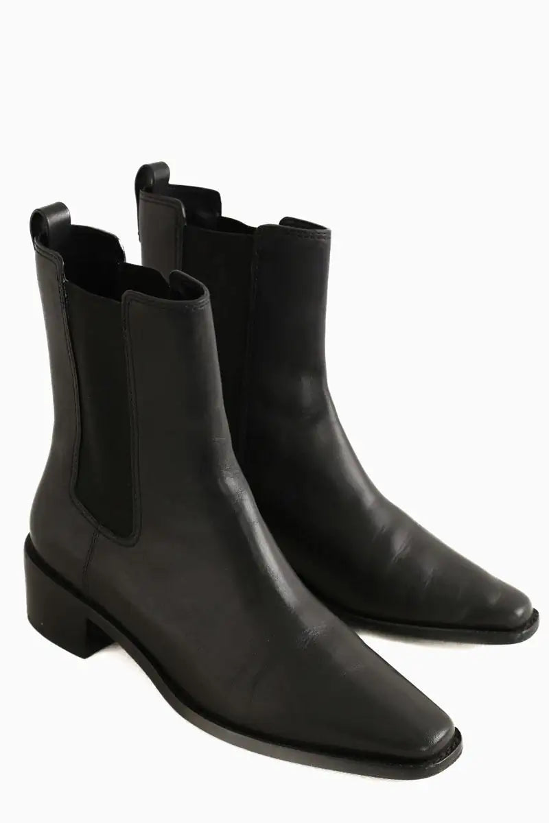 Boots Tory Burch Noir en Cuir