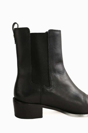 Boots Tory Burch Noir en Cuir