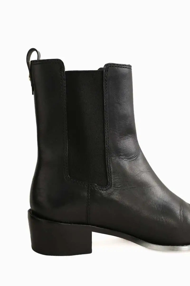 Boots Tory Burch Noir en Cuir
