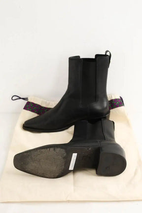 Boots Tory Burch Noir en Cuir