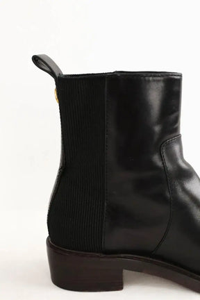 Boots Tory Burch Noir en Cuir