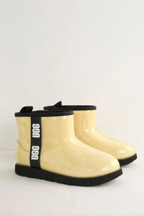 Boots Ugg Jaune en Tissu