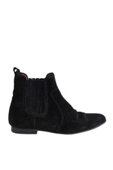 Boots Vanessa Bruno Noir en Daim, taille 37 - Seconde Main