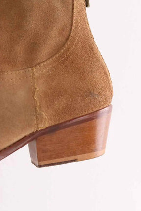 Boots Zadig & Voltaire Camel en Daim