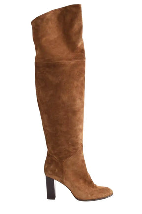 Bottes Ba&Sh Camel en Daim, taille 39 - Seconde Main