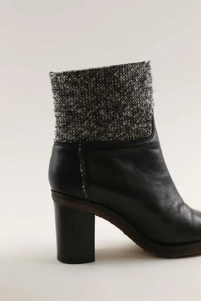 Bottes Chanel Noir en Cuir