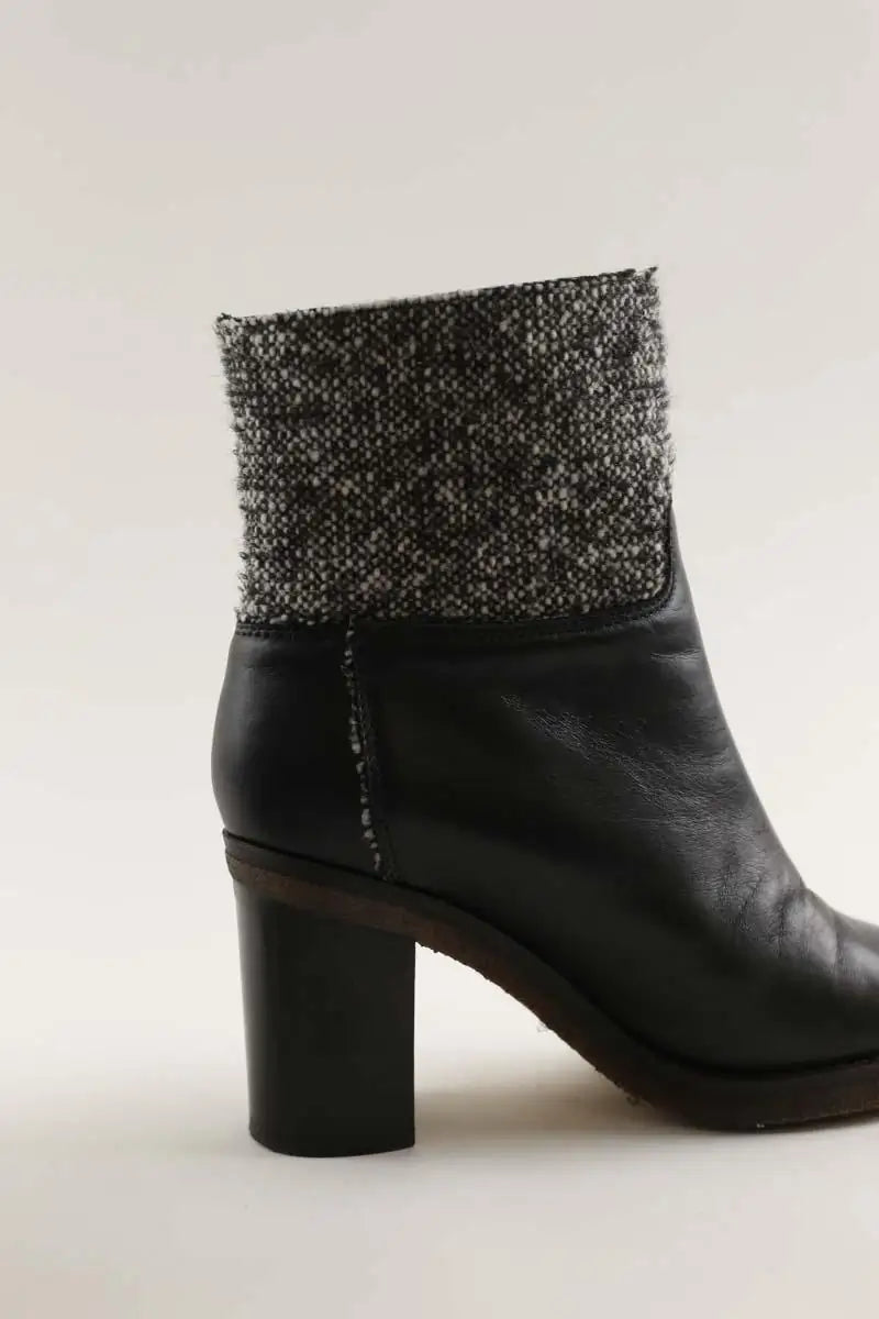 Bottes Chanel Noir en Cuir