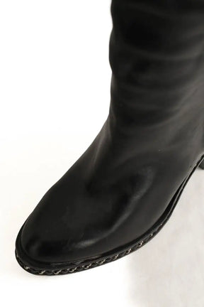 Bottes Chanel Noir en Cuir