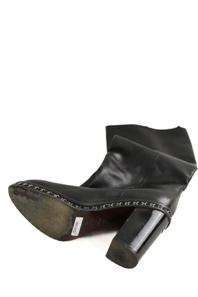 Bottes Chanel Noir en Cuir