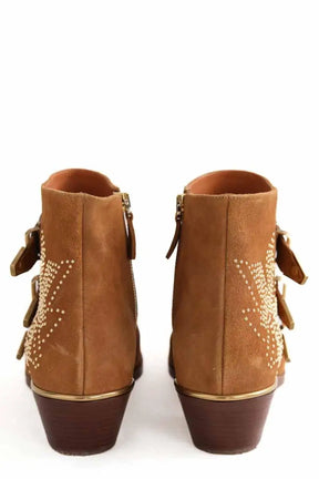 Bottes Chloé Camel en Daim