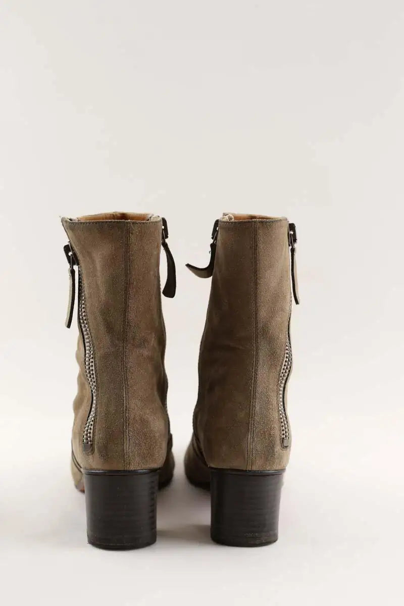 Bottes Chloé Gris en Daim