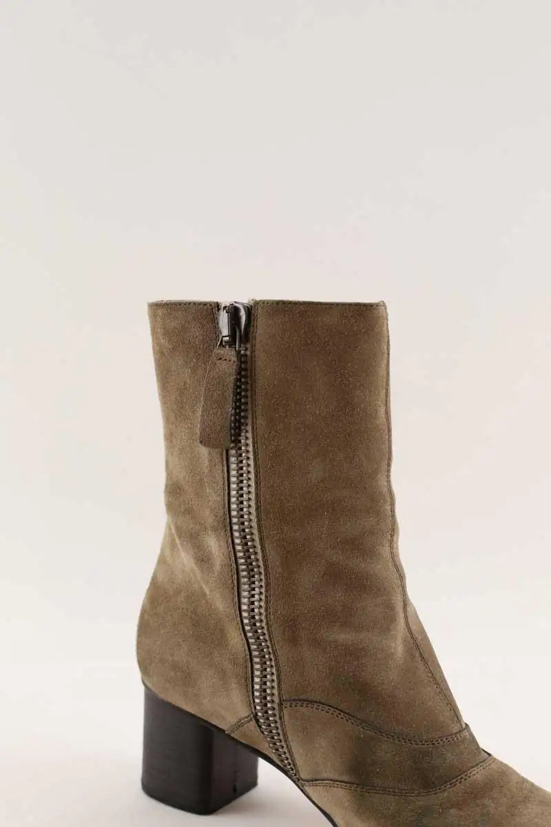 Bottes Chloé Gris en Daim