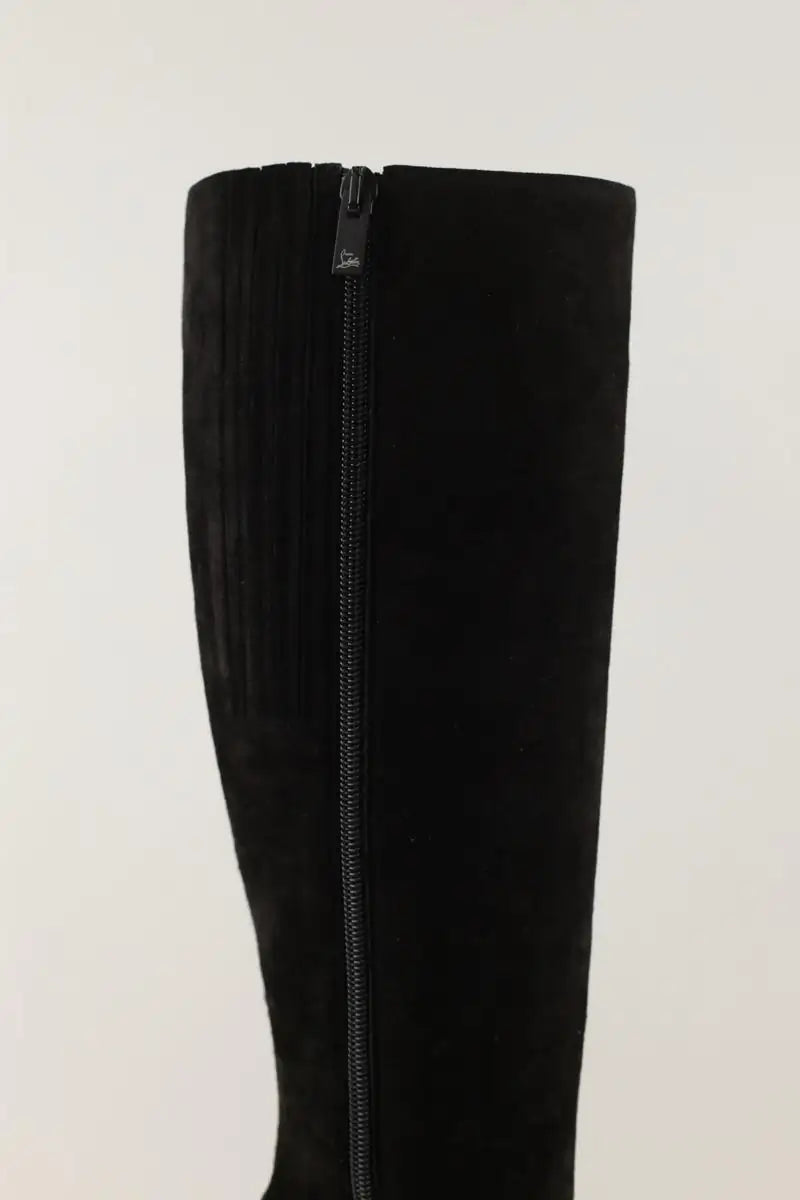 Bottes Christian Louboutin Eloise Noir en Daim