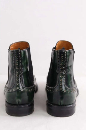 Bottes Church's Vert en Cuir