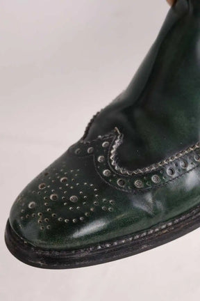 Bottes Church's Vert en Cuir