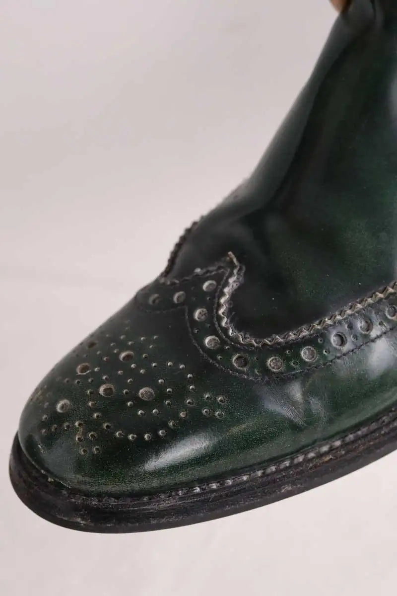 Bottes Church's Vert en Cuir