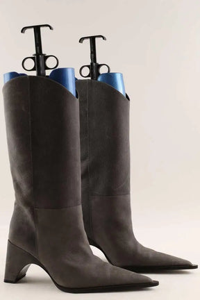 Bottes Coperni Bottes cowboy bridge Gris en Cuir