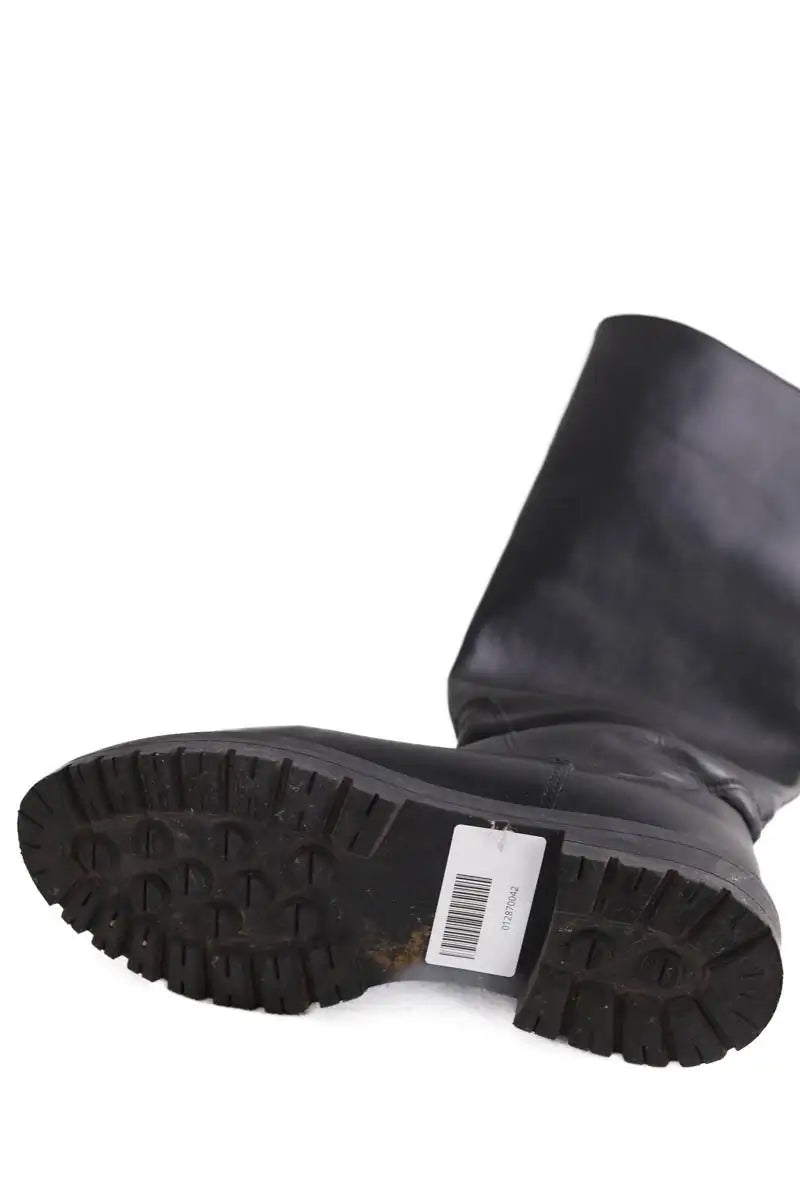 Bottes de motard Balzac Noir en Cuir