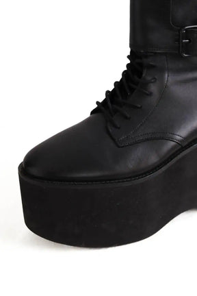 Bottes de motard The Kooples Noir en Cuir
