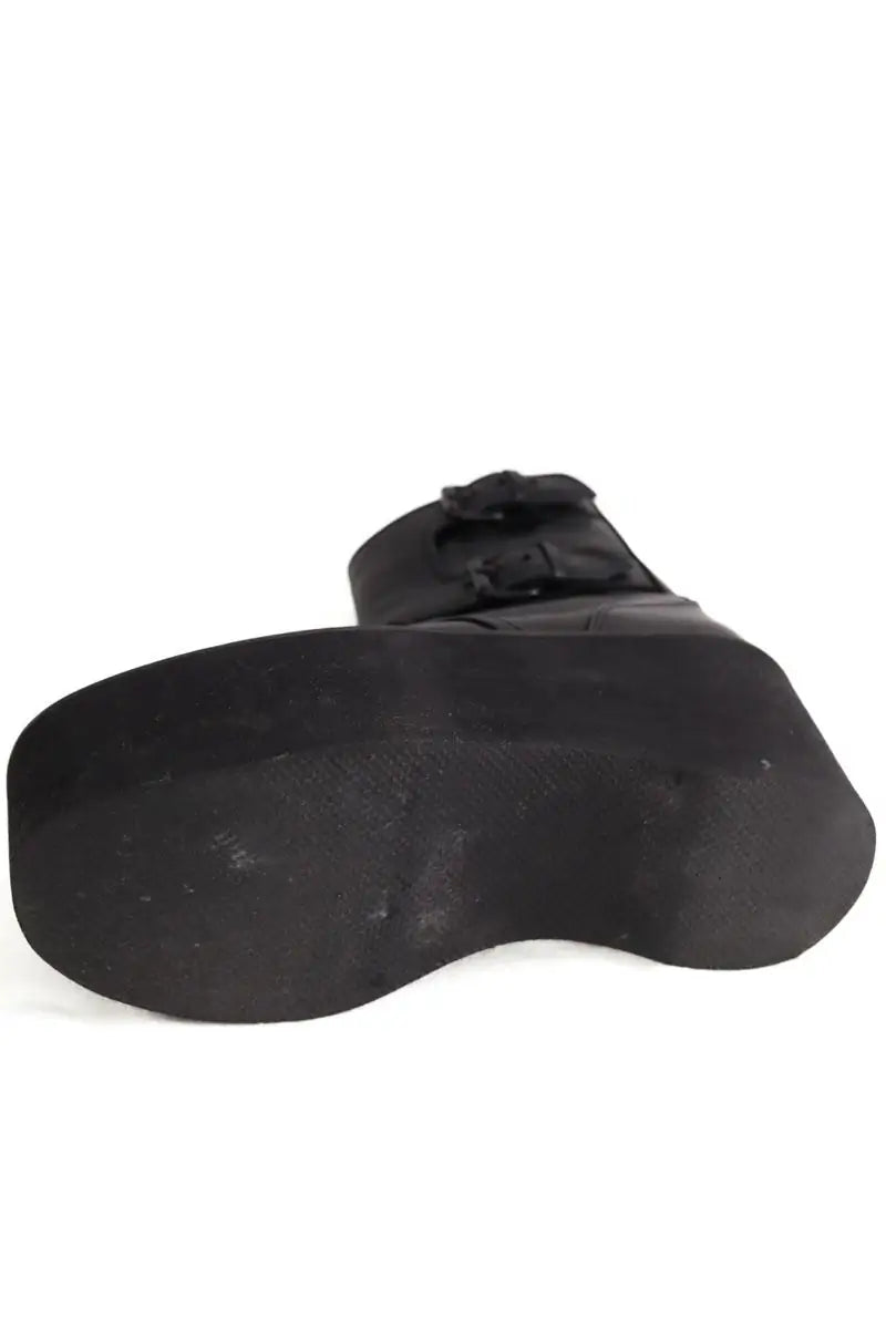 Bottes de motard The Kooples Noir en Cuir