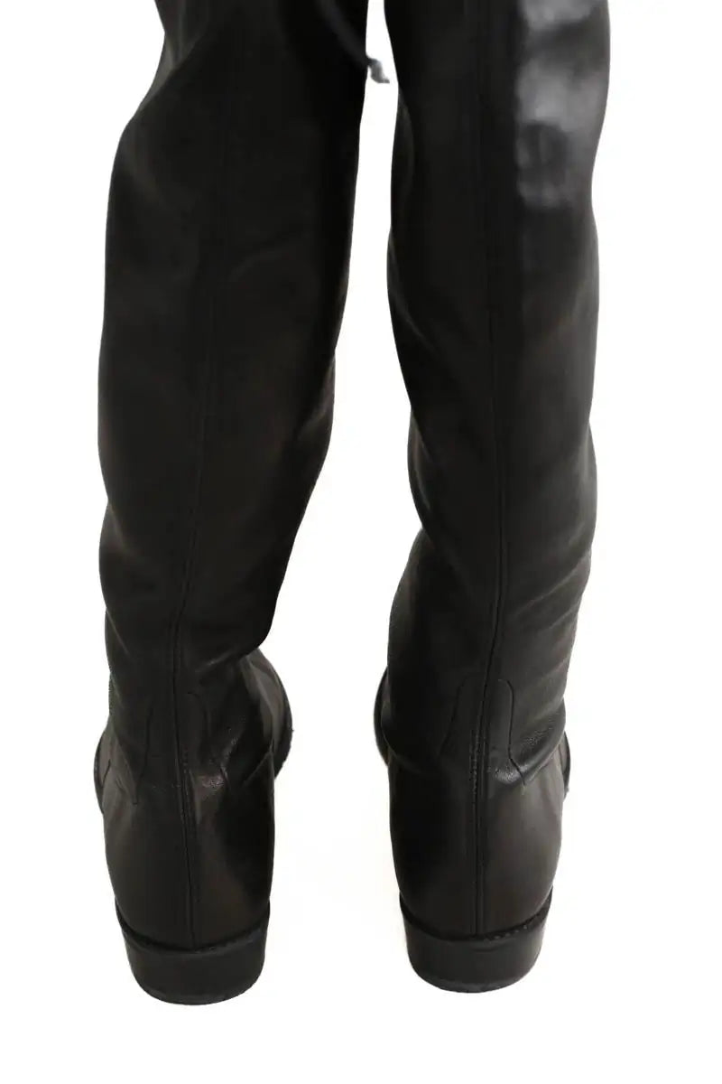 Bottes d'équitation Stuart Weitzman Noir en Cuir