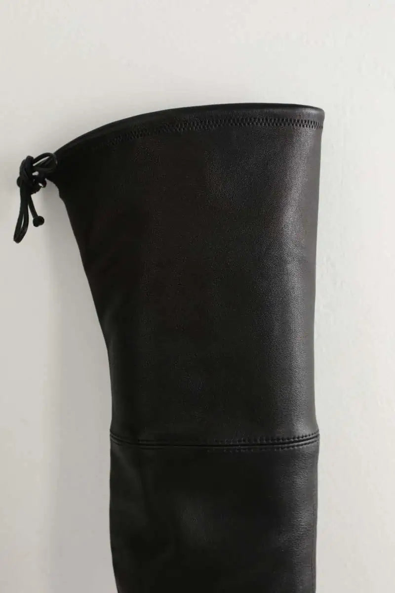 Bottes d'équitation Stuart Weitzman Noir en Cuir
