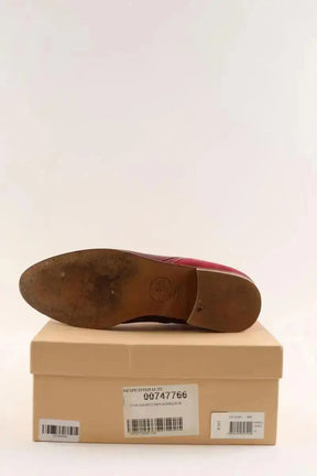 Bottes Des Petits Hauts Rouge en Cuir