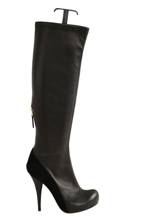 Bottes Fendi Noir en Cuir, taille 35 - Seconde Main