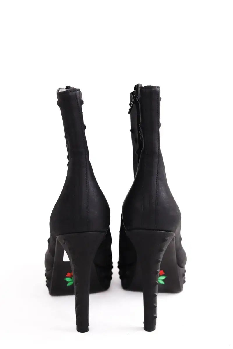 Bottes Free Lance Noir en Cuir