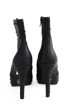 Bottes Free Lance Noir en Cuir