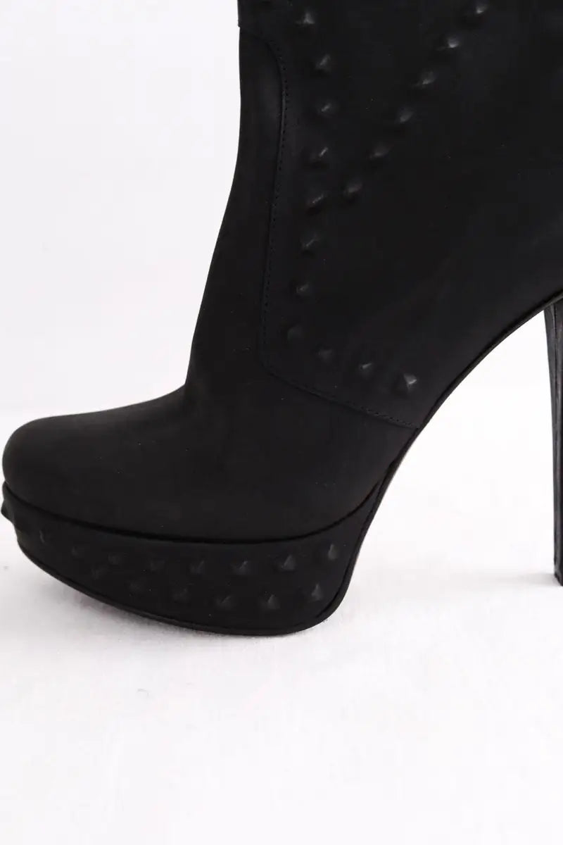 Bottes Free Lance Noir en Cuir
