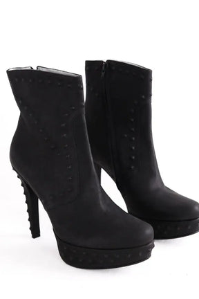 Bottes Free Lance Noir en Cuir