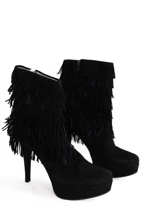 Bottes Free Lance Noir en Daim