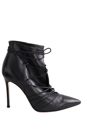 Bottes Gianvito Rossi Noir en Cuir, taille 37 - Seconde Main