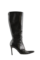 Bottes Gucci Noir en Cuir, taille 39 - Seconde Main