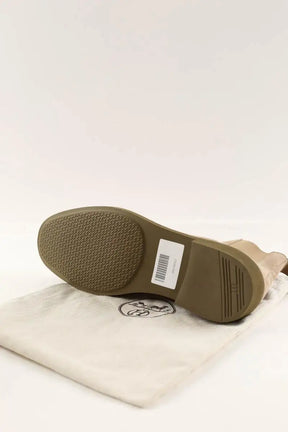 Bottes Hermès Bottines Ebony Beige en Daim