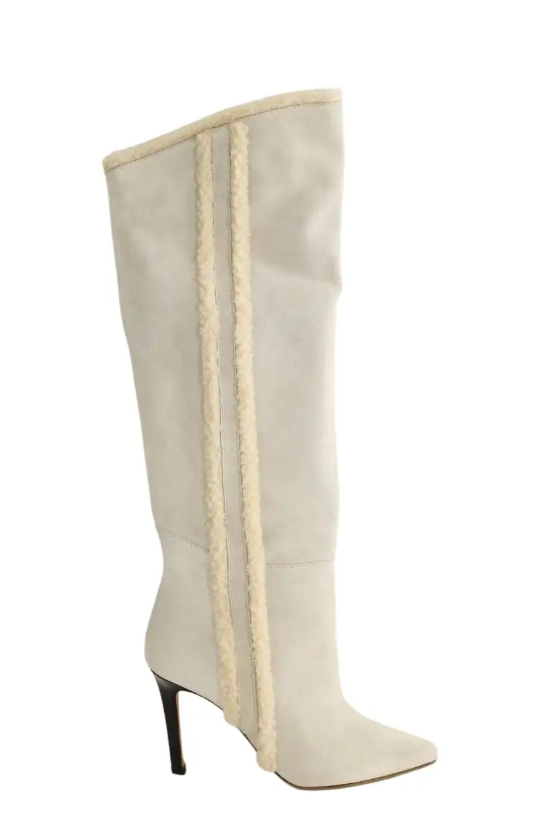 Bottes Iro Gris en Daim, taille 38 - Seconde Main