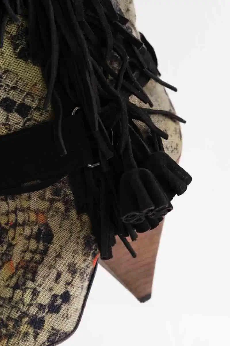 Bottes Isabel Marant Vert en Tissu