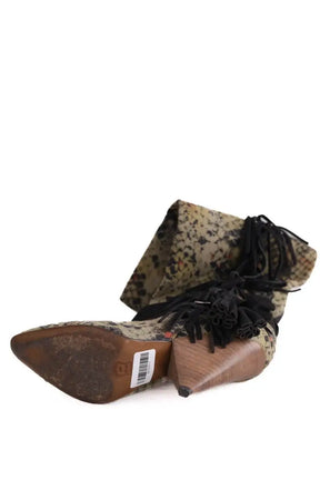 Bottes Isabel Marant Vert en Tissu