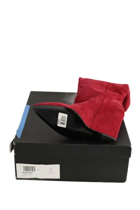 Bottes Jérôme Dreyfuss Bordeaux en Daim