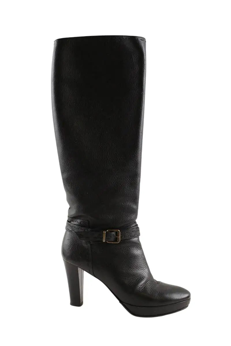 Bottes LK Bennett Noir en Cuir, taille 39 - Seconde Main