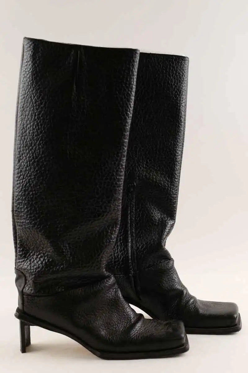 Bottes Miista Noir en Cuir