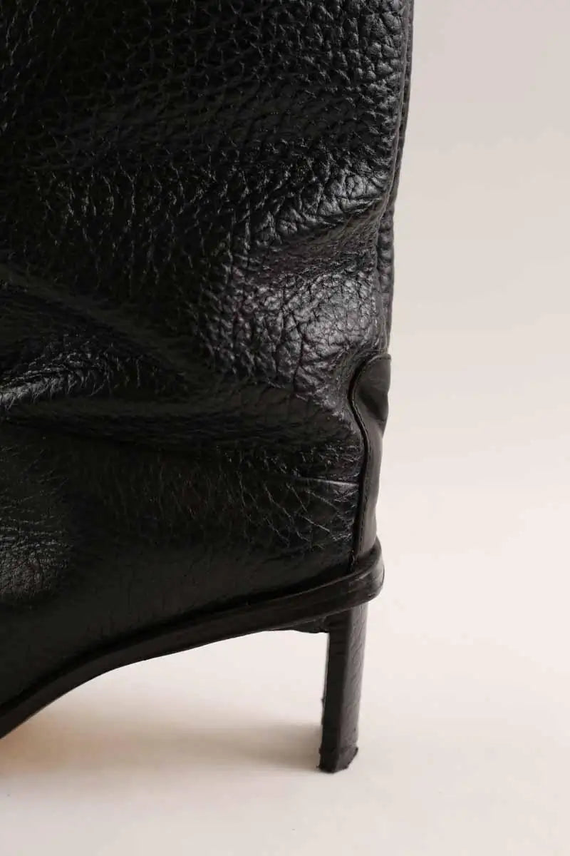 Bottes Miista Noir en Cuir