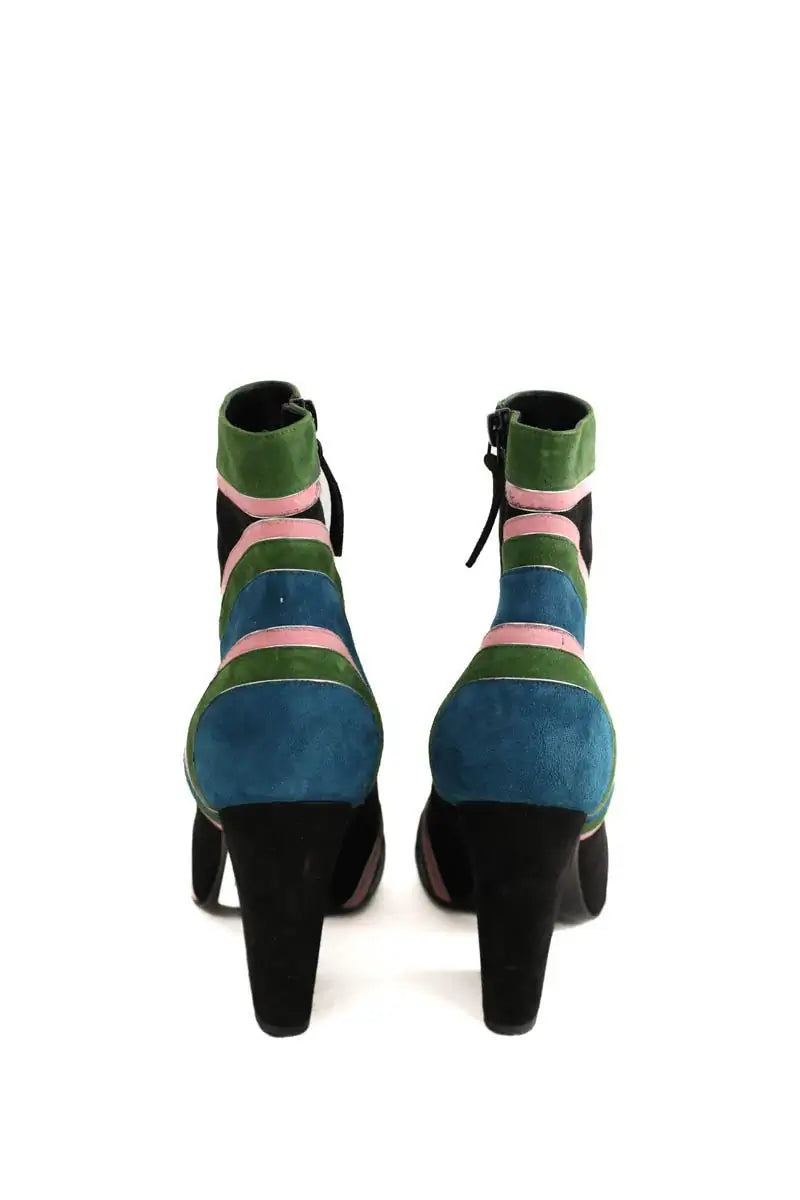 Bottes Pierre Hardy Multicolore en Daim