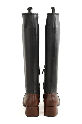 Bottes Prada Marron en Cuir