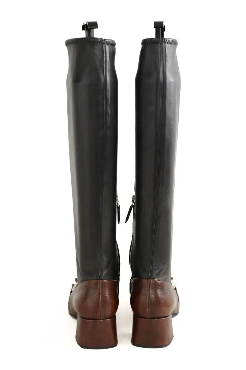 Bottes Prada Marron en Cuir