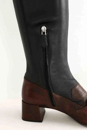 Bottes Prada Marron en Cuir